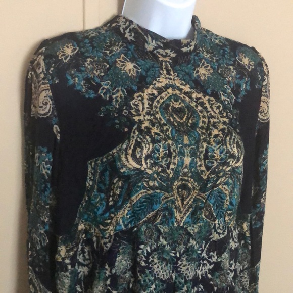 Free People Women’s Long Sleeve Crew Neck Dress - Picture 2 of 6